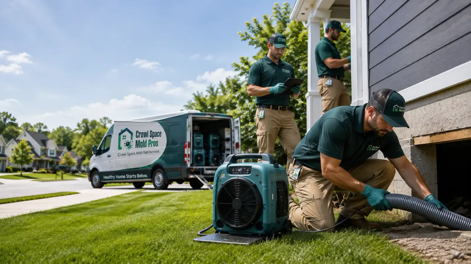 Crawl Space Mold Removal in Marceline, MO
